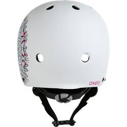 Play 7 Inline Skating Skateboarding Scootering Helmet - White Mandala