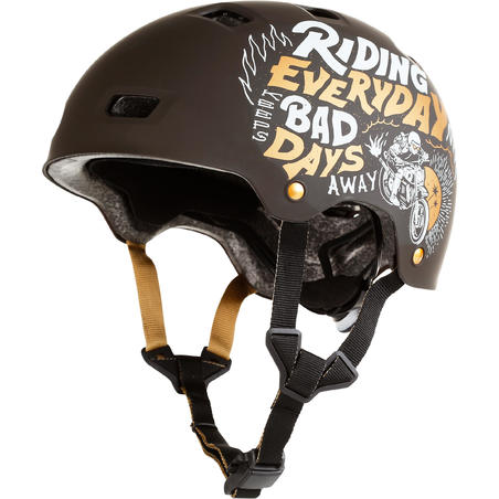 MF540 Bad Days Inline Skating Skateboard Scooter Helmet - Black