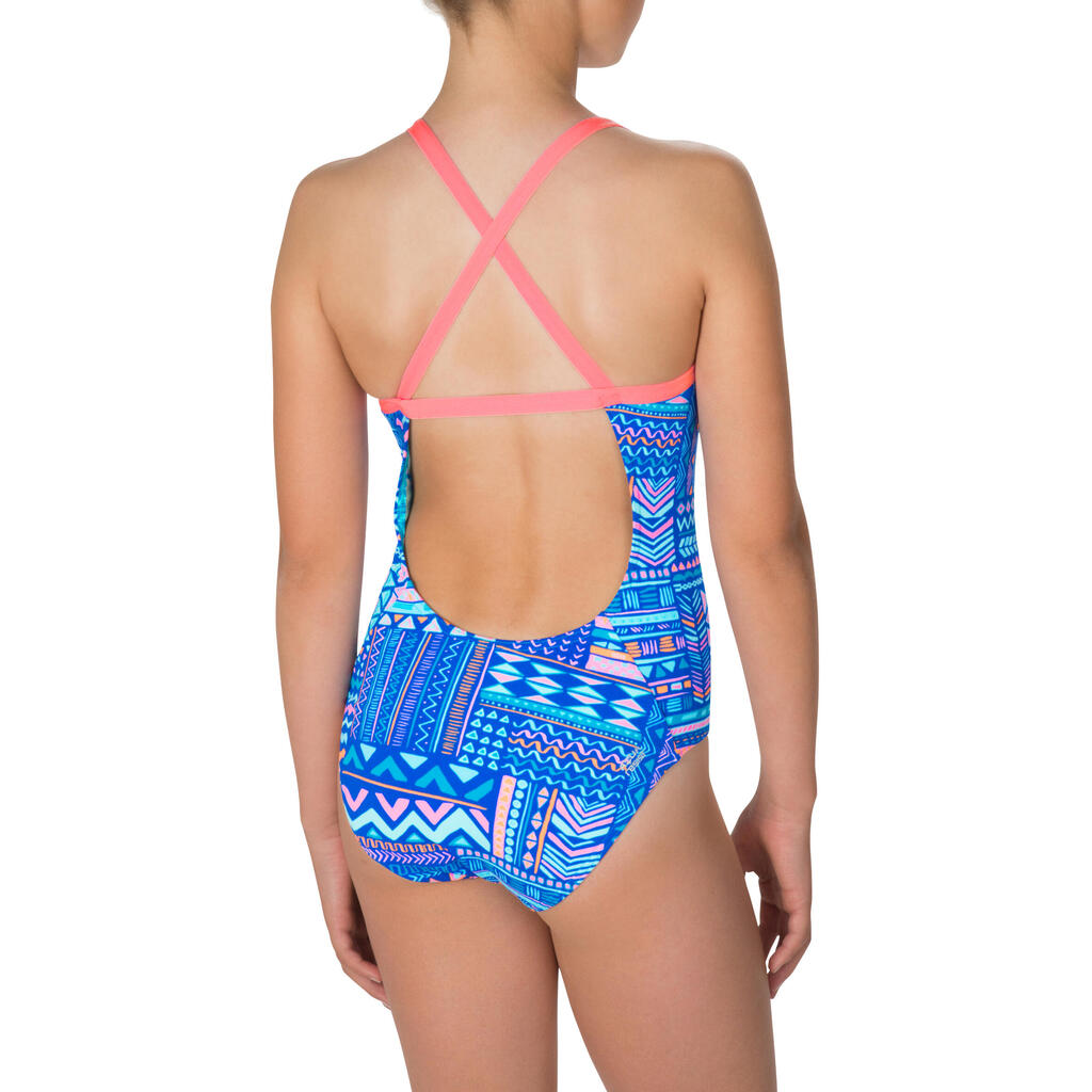 Jade Girl's Chlorine-Resistant One-Piece Swimsuit