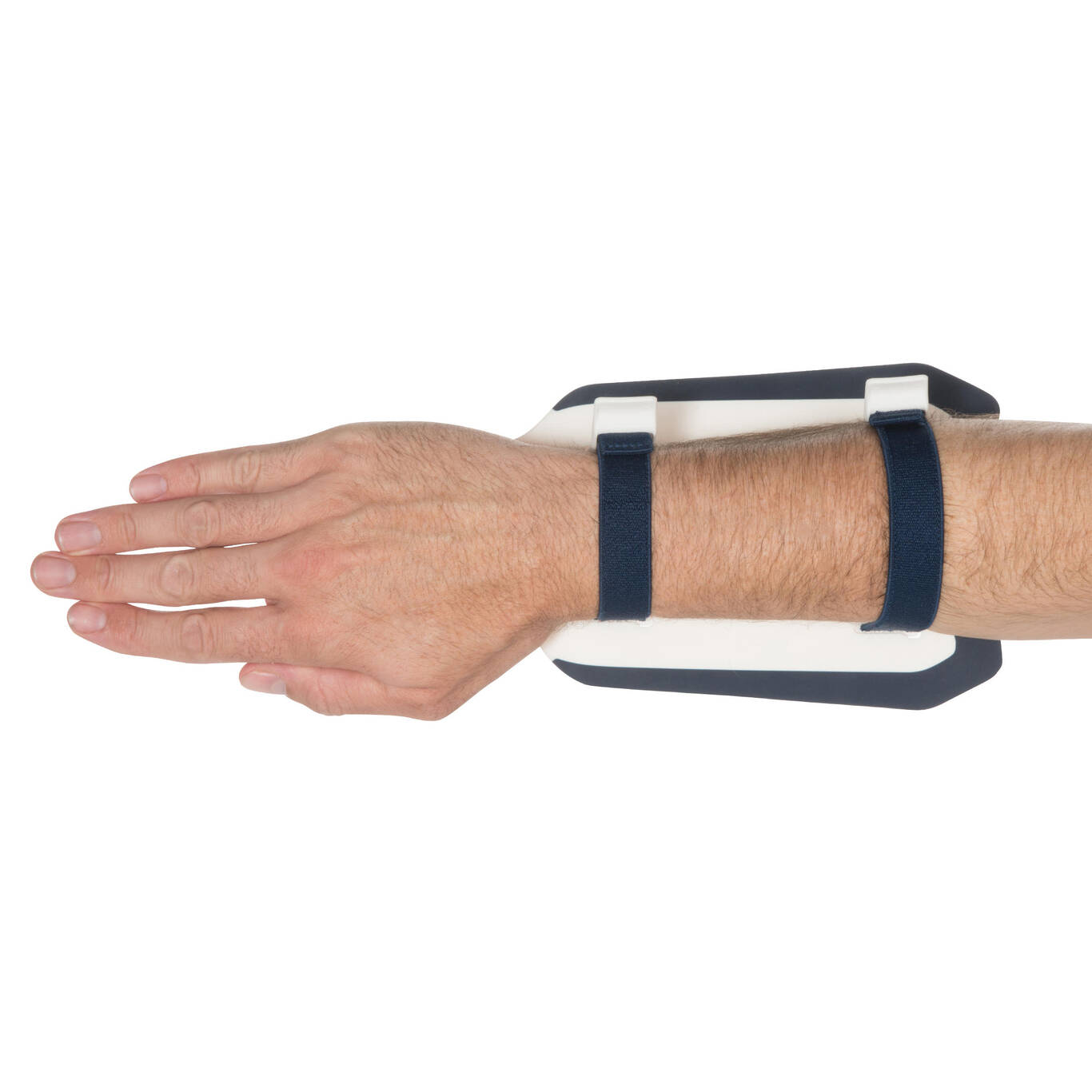 Nabaiji Easystroke Swimming Hand Paddles White Dark Blue Decathlon