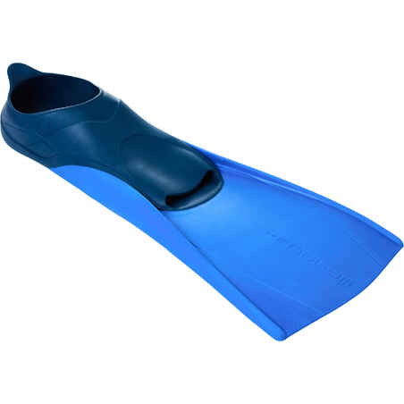 Aletas largas natación Nabaiji azul