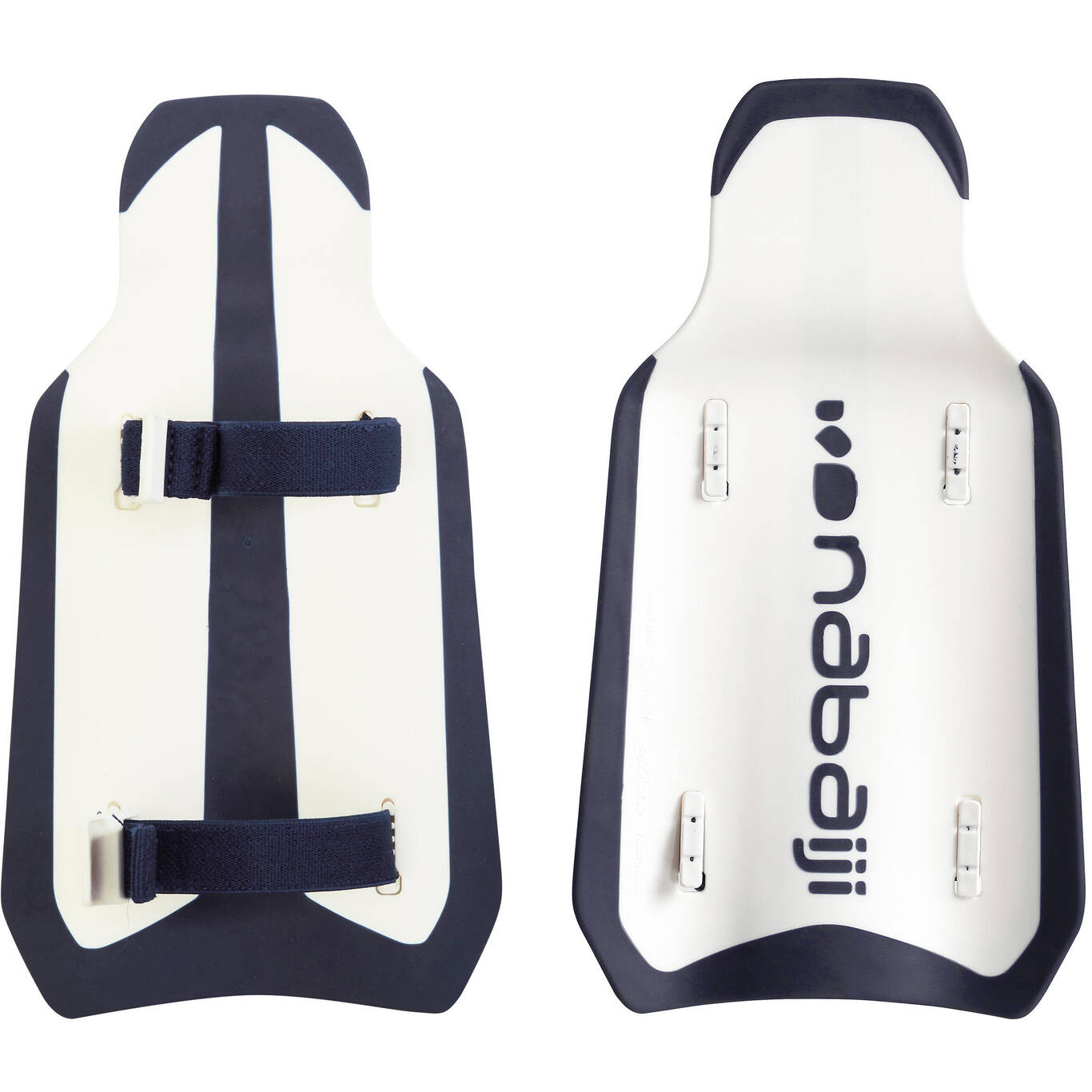 Nabaiji Easystroke Swimming Hand Paddles White Dark Blue Decathlon