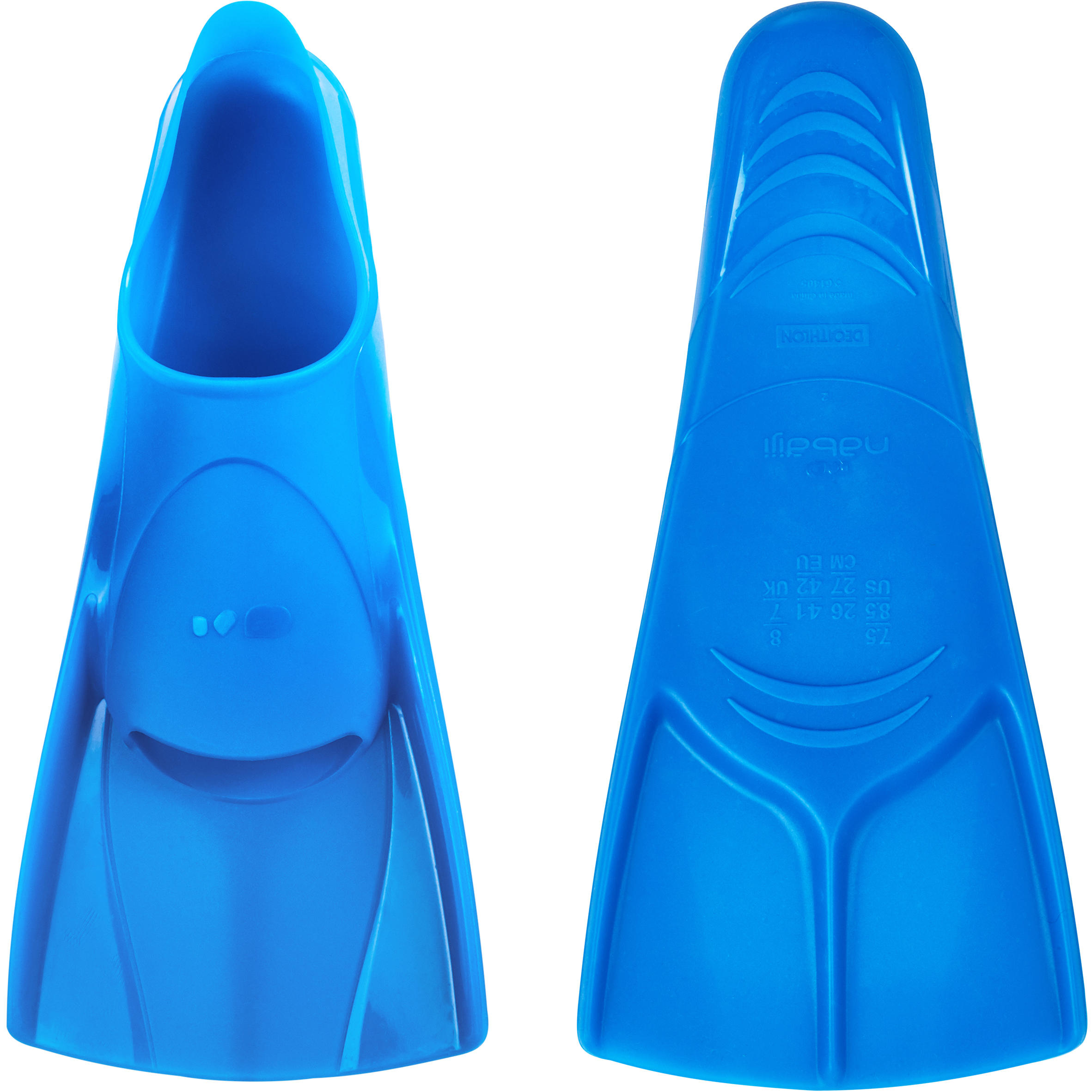 SILIFINS 500 SHORT SWIMMING FINS - BLUE 2/4