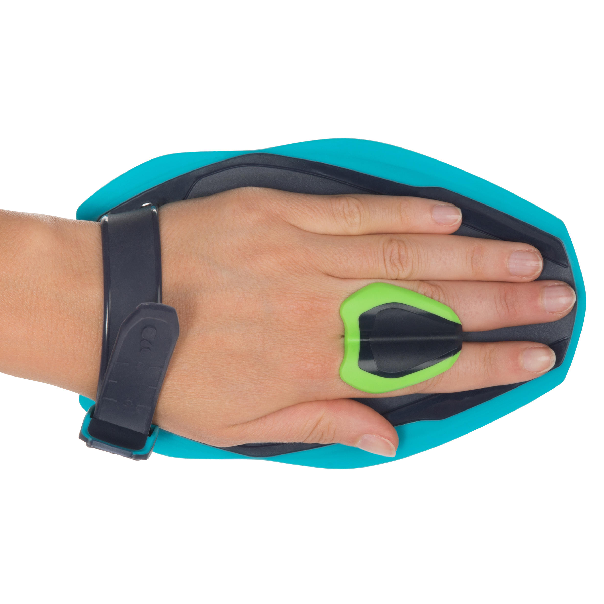 QUICK'IN Swimming Hand Paddles S - Blue Green 5/6
