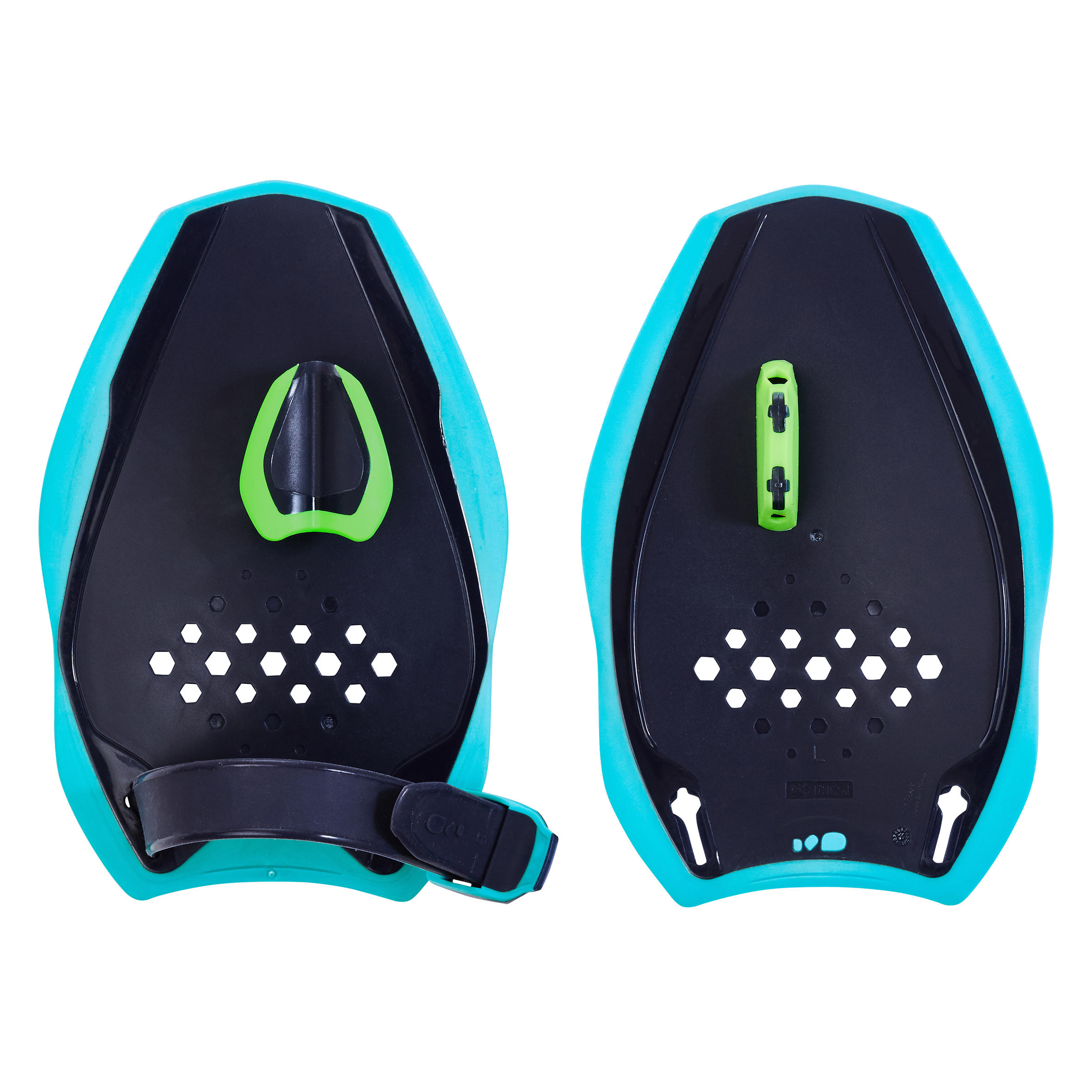 QUICK'IN Swimming Hand Paddles S - Blue Green 2/6
