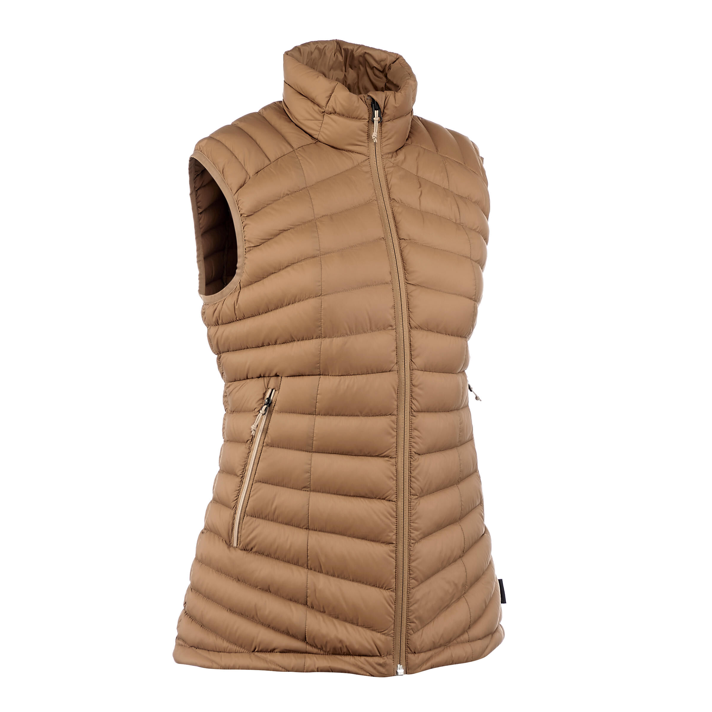 FORCLAZ Women's brown trekking full down gilet