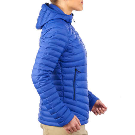 Women's Mountain Trekking Down Jacket TREK 100 - blue