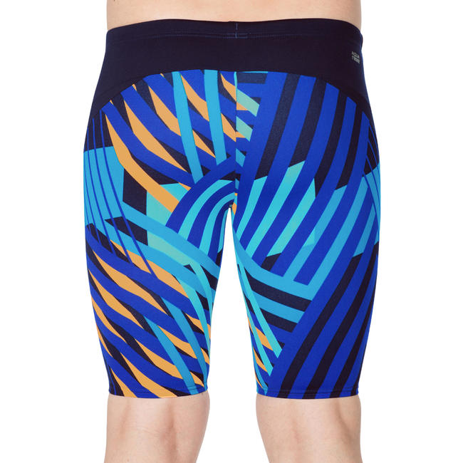 Men Swimming jammer shorts - Blue orange