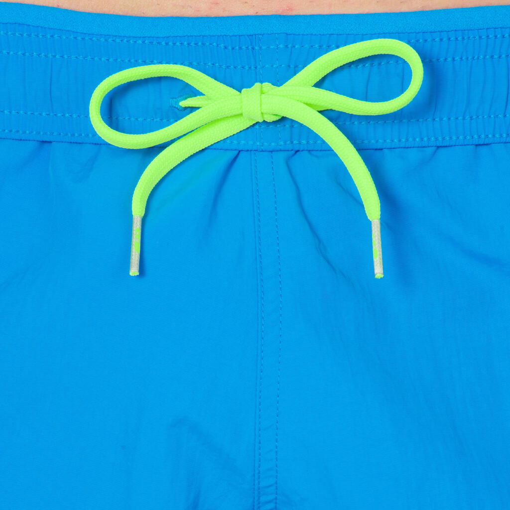 Vīriešu peldēšanas šorti “100 Basic”, zaļi, balti
