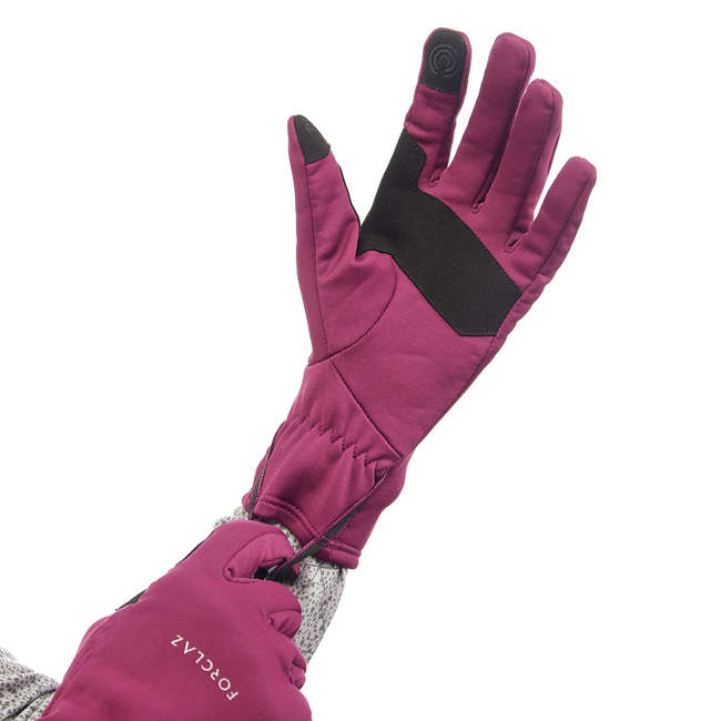 purple mountain bike gloves