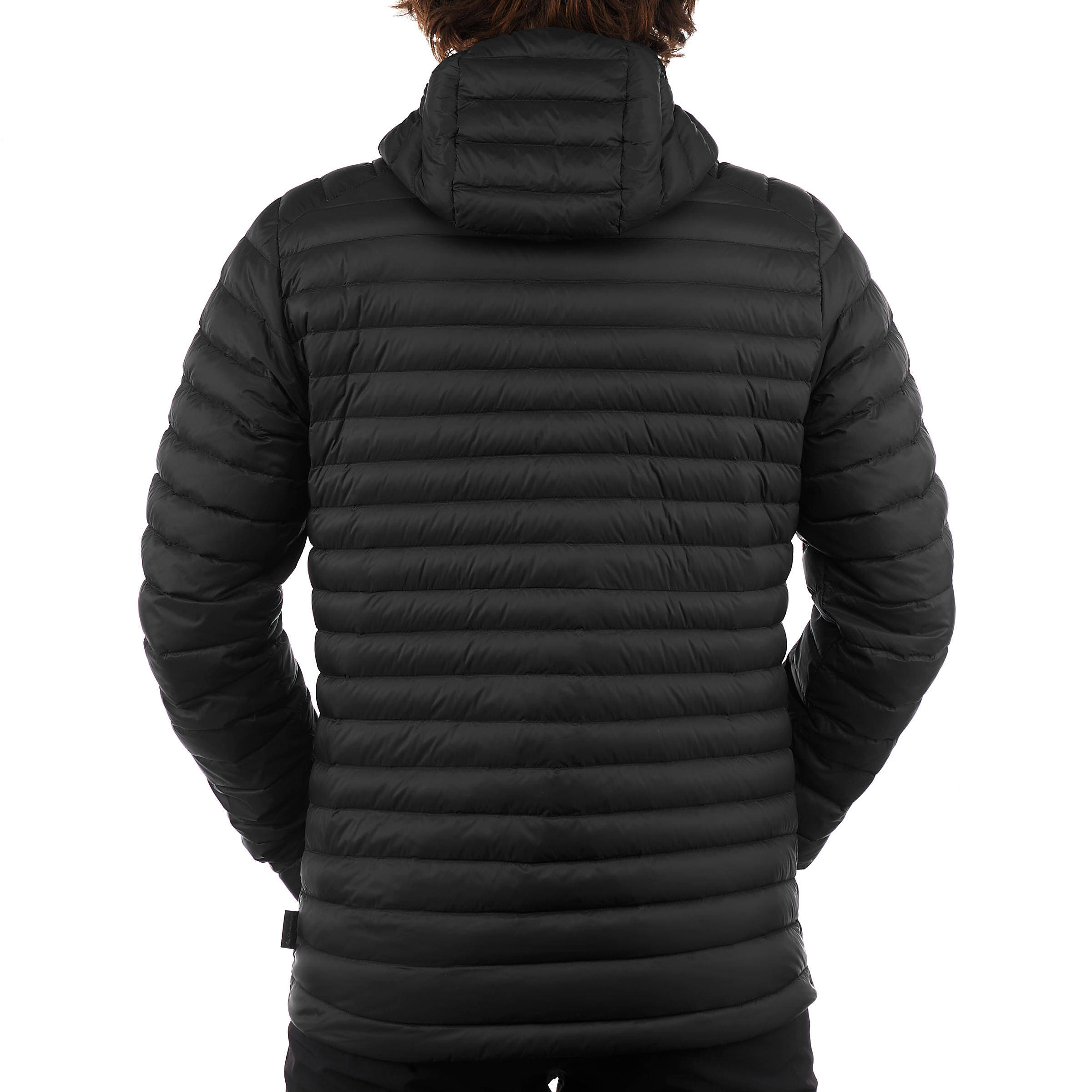 Men Puffer Down Jacket For Trekking MT100 -5°C  Black -  5
