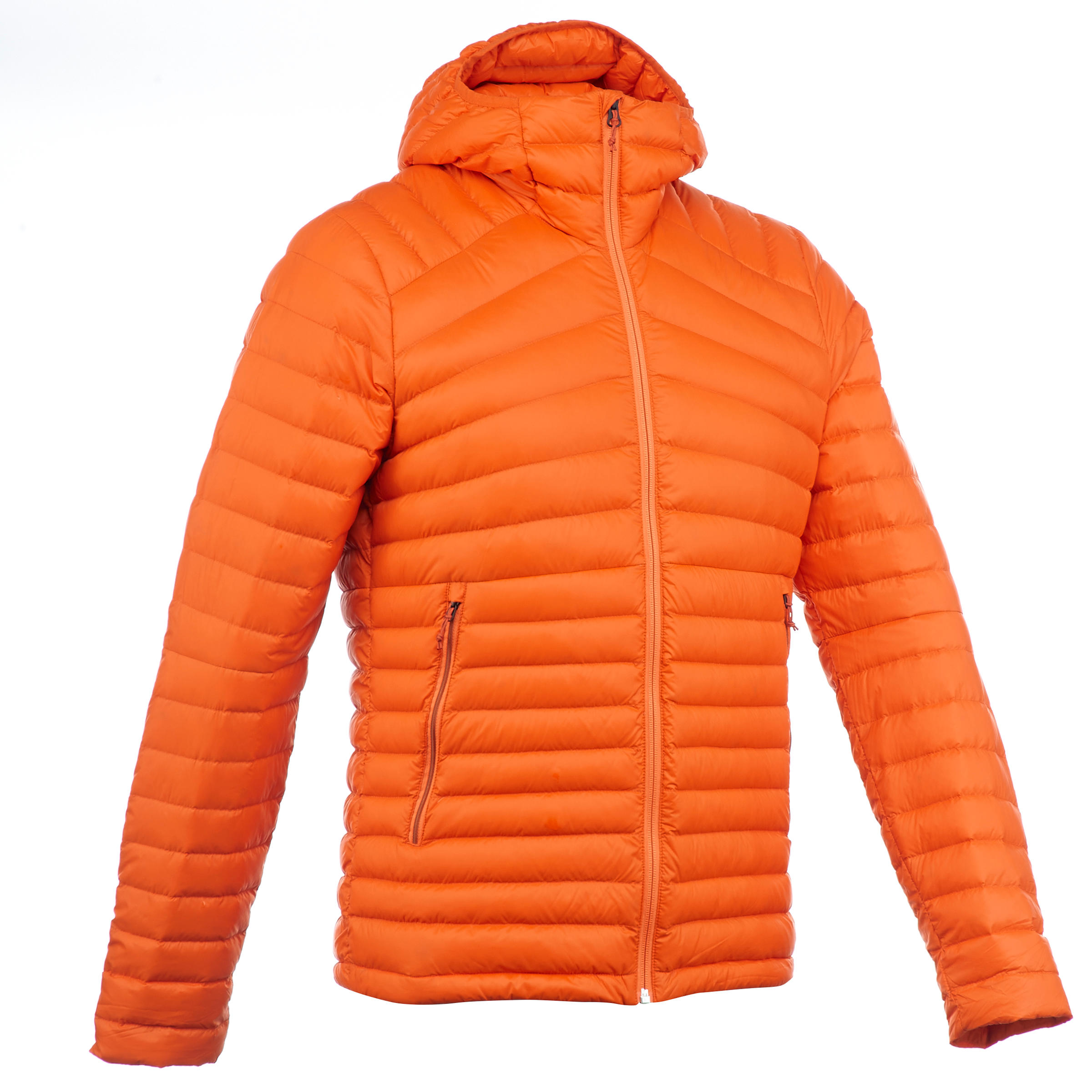 FORCLAZ Trek500 Men's Mountain Trekking Down Jacket - Orange