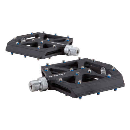 Aluminium Mountain Bike Platform Pedals 900 - Black