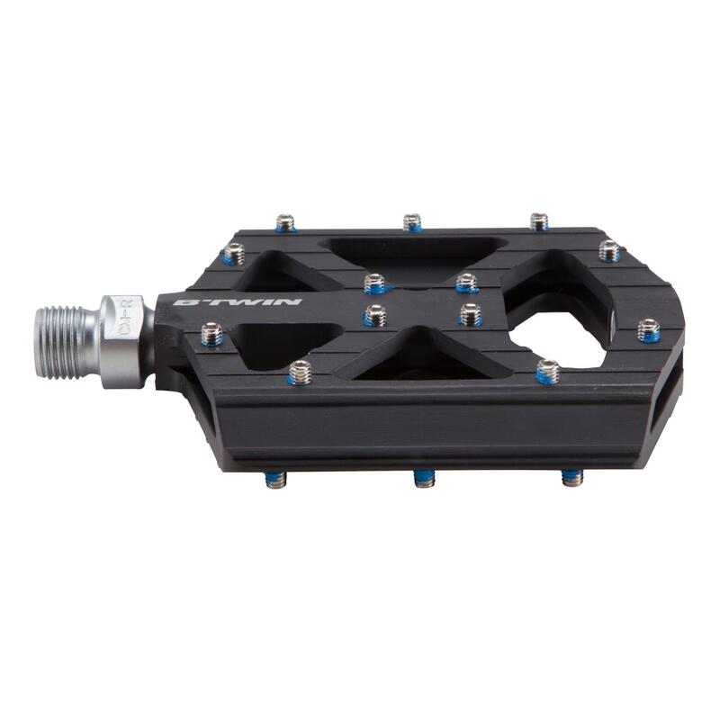 Pedale plate bicicletă MTB 900 Aluminiu Negru