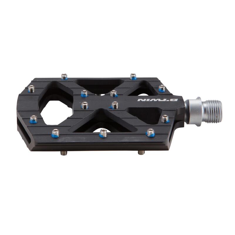 Aluminium Freeride Mountain Bike Pedals - Black