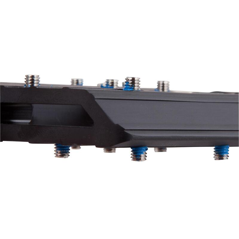 Pedale plate bicicletă MTB 900 Aluminiu Negru