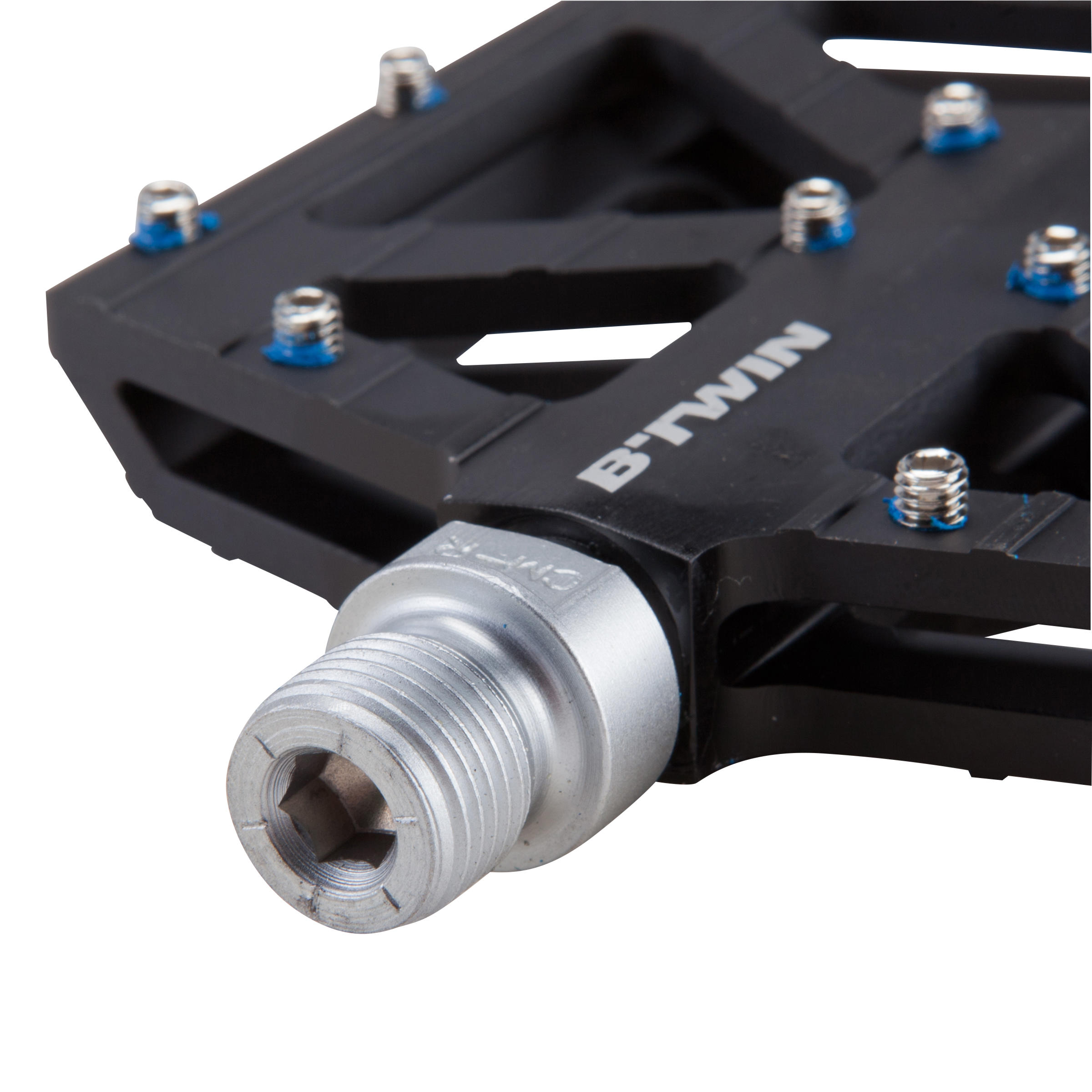 Pedales MTB planos aluminio Rockrider 900 3/11