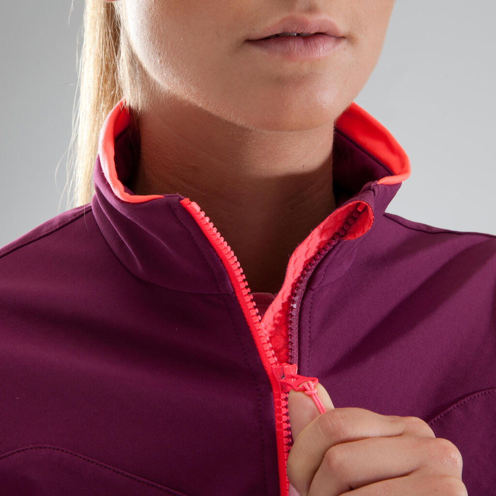 500 Women's Cycling Jacket - Purple/Pink