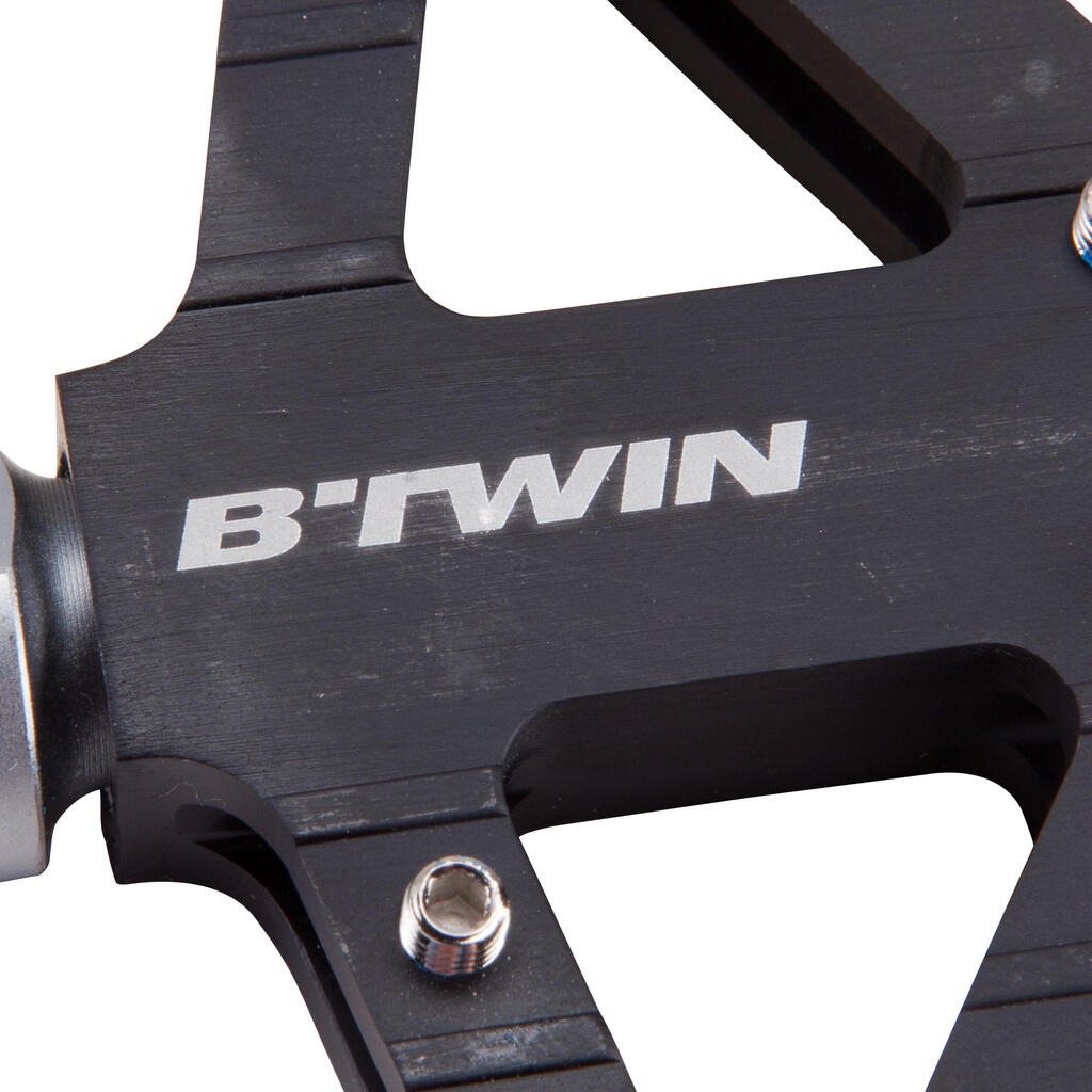 Aluminium Mountain Bike Platform Pedals 900 - Black