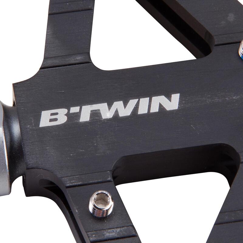 Platte pedalen MTB 900 aluminium zwart