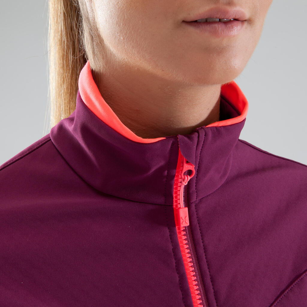 500 Women's Cycling Jacket - Purple/Pink