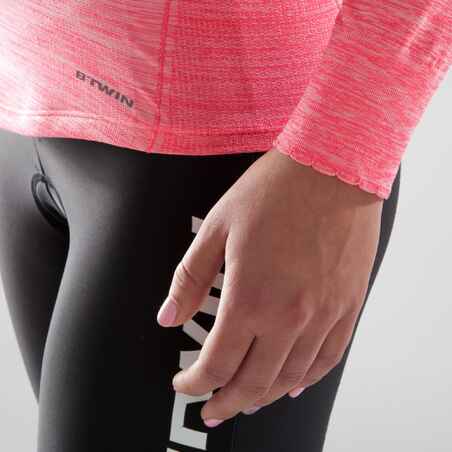500 Women's Long-Sleeved Cycling Base Layer - Pink