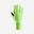 Guantes ciclismo largos Triban ROADR 500 tiempo fresco amarillo fluorescente