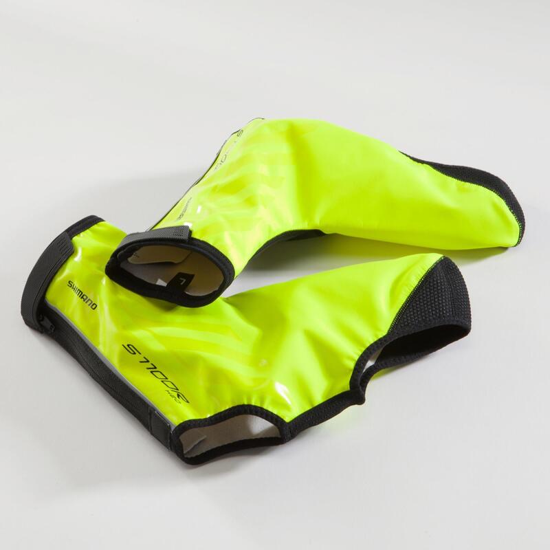 Protecţii Încălţăminte ciclism pe șosea Shimano S1100R H2O Galben Fluo