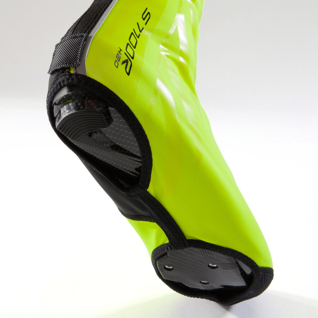 Návleky S1100R H2O na cyklistickú obuv žiarivé žlté