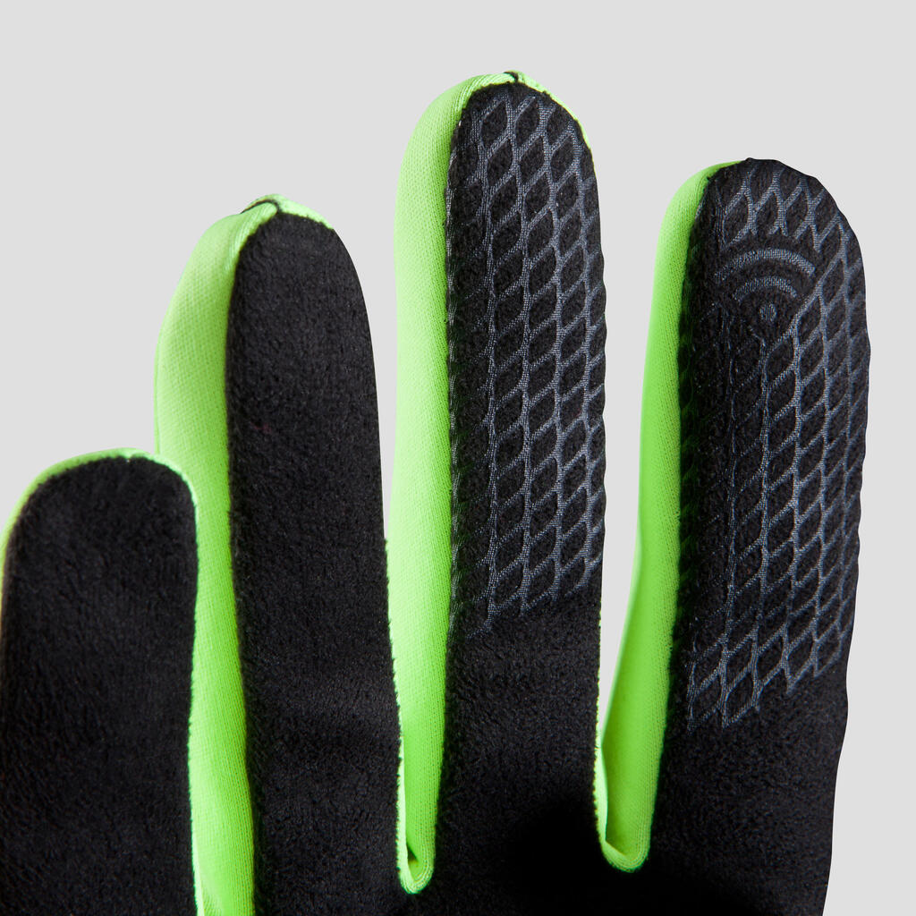 Fahrrad-Winterhandschuhe 500 neongelb