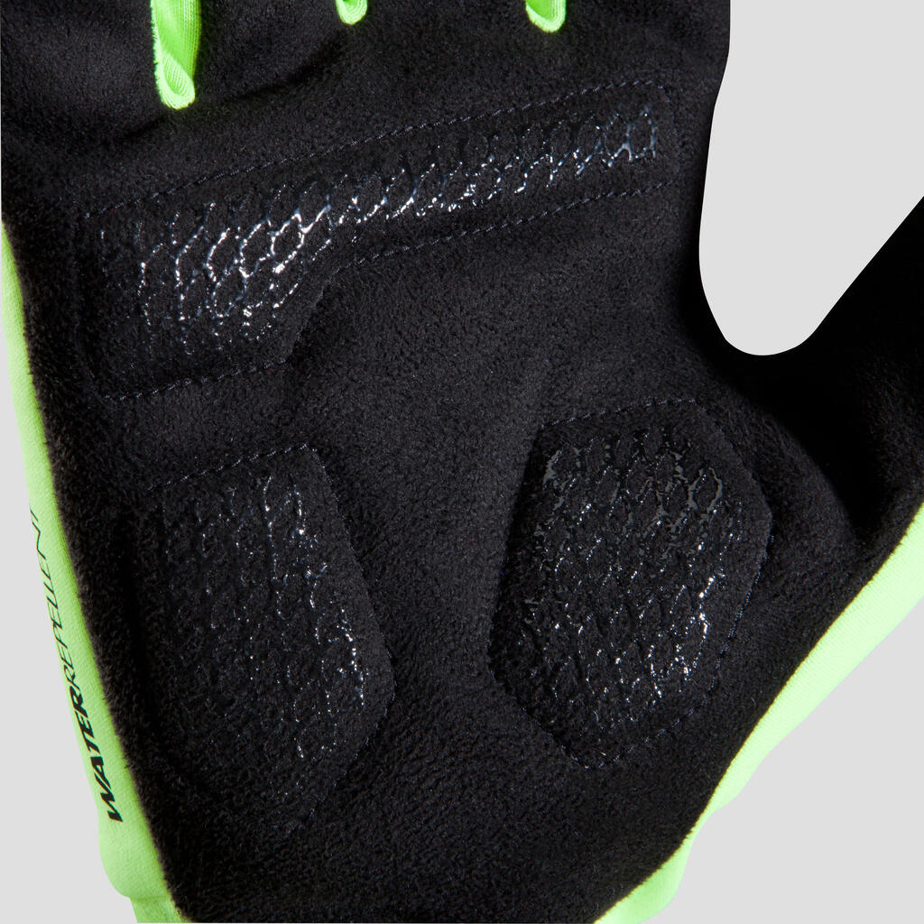 Spring/Autumn Cycling Gloves 500 - Neon Yellow