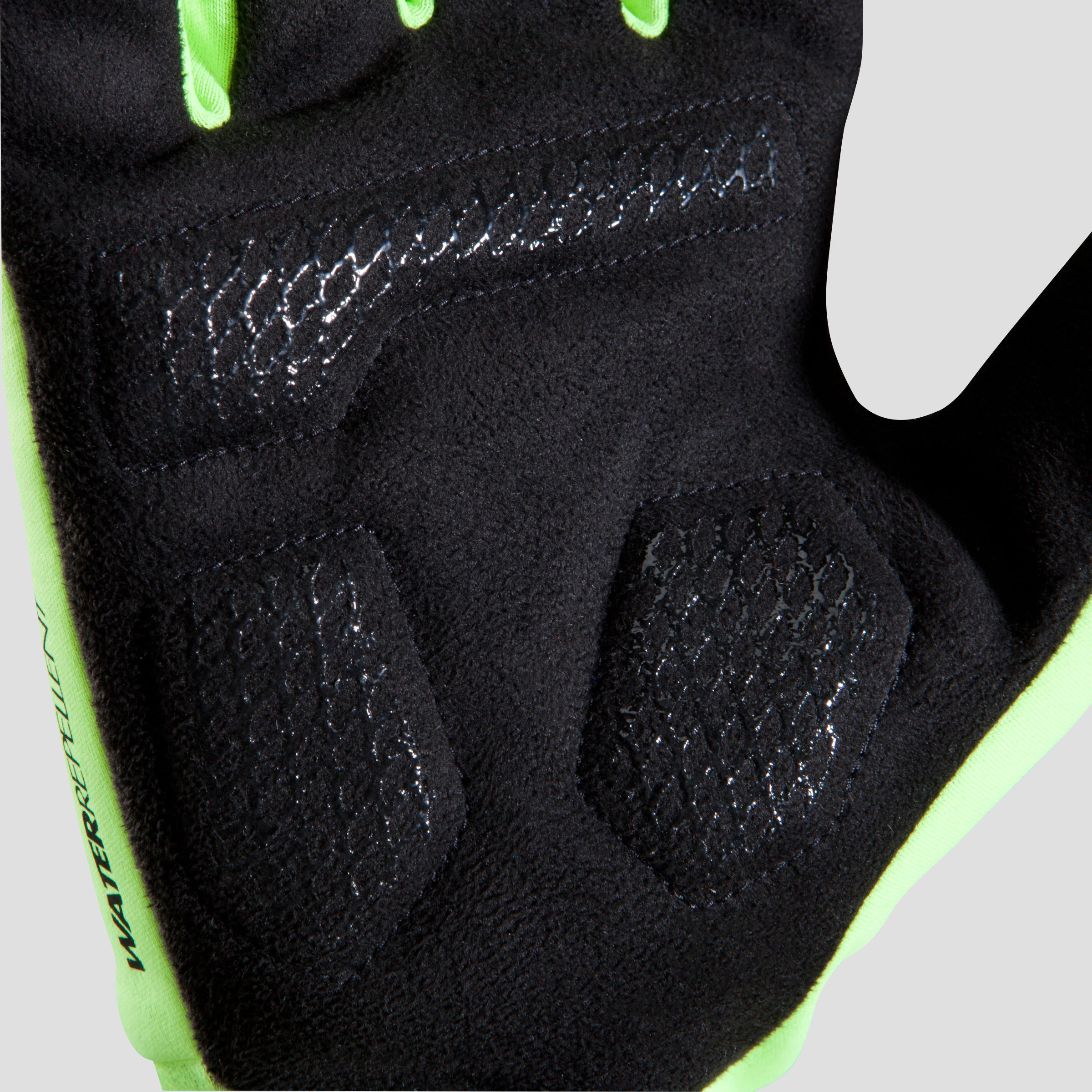 Spring/Autumn Cycling Gloves 500 - Neon Yellow 2/4