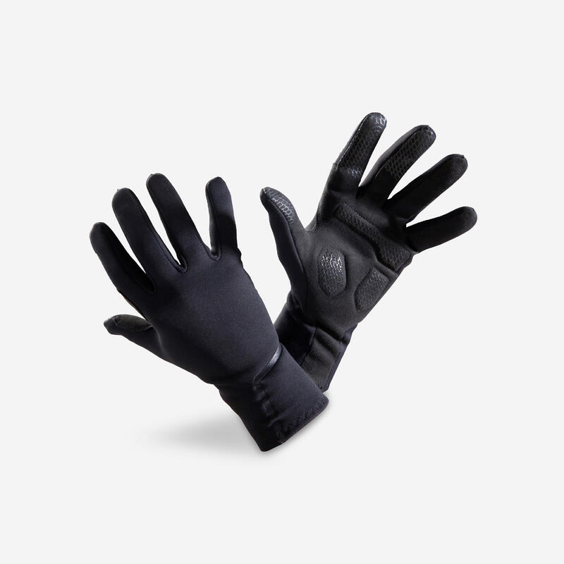 500 Spring/Autumn Cycling Gloves - Black 500 Spring/Autumn Cycling Gloves - Black