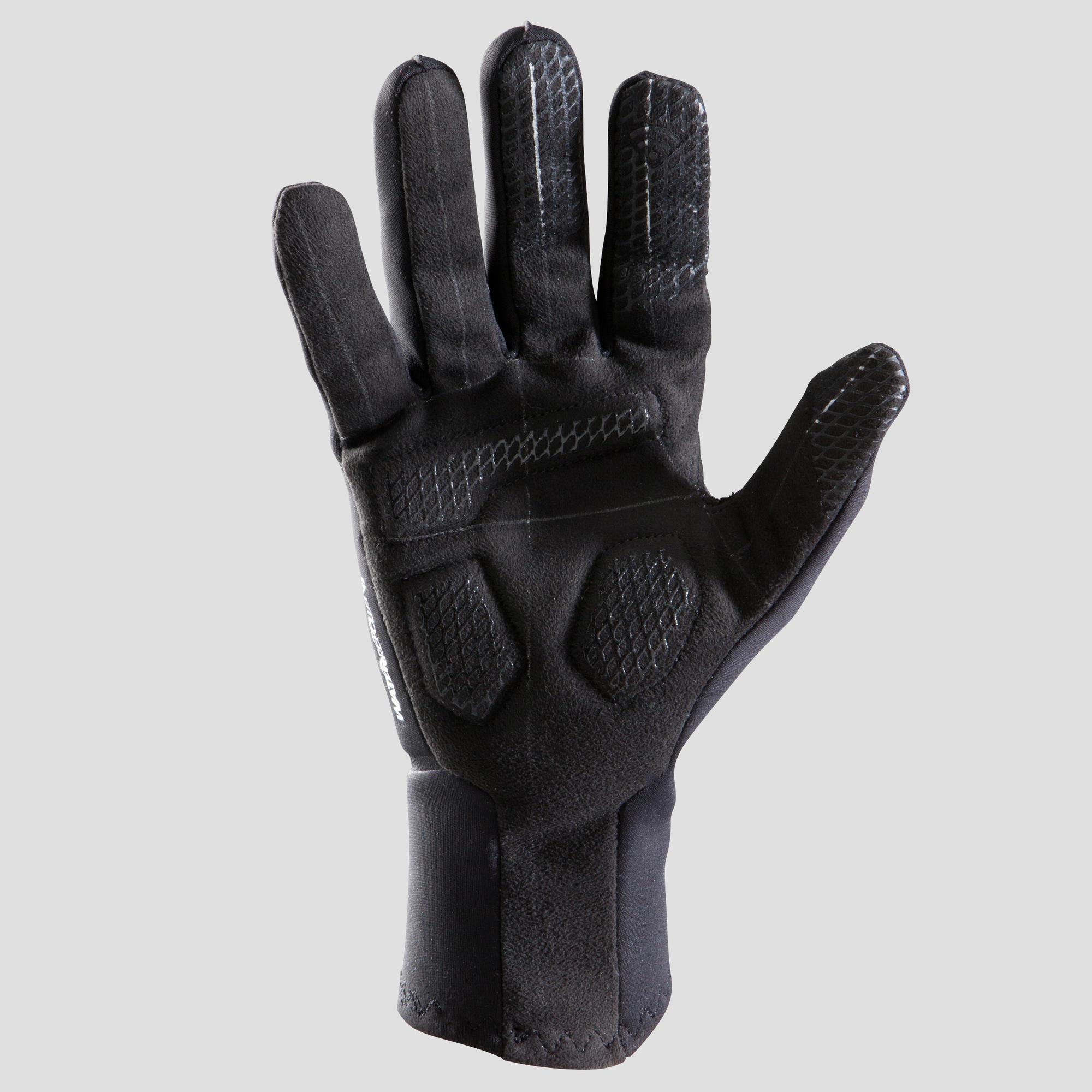 500 MID-SEASON BLACK CYCLING GLOVES