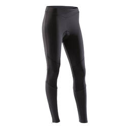 RC500 Women's Winter Road Cycling Tights - Black
