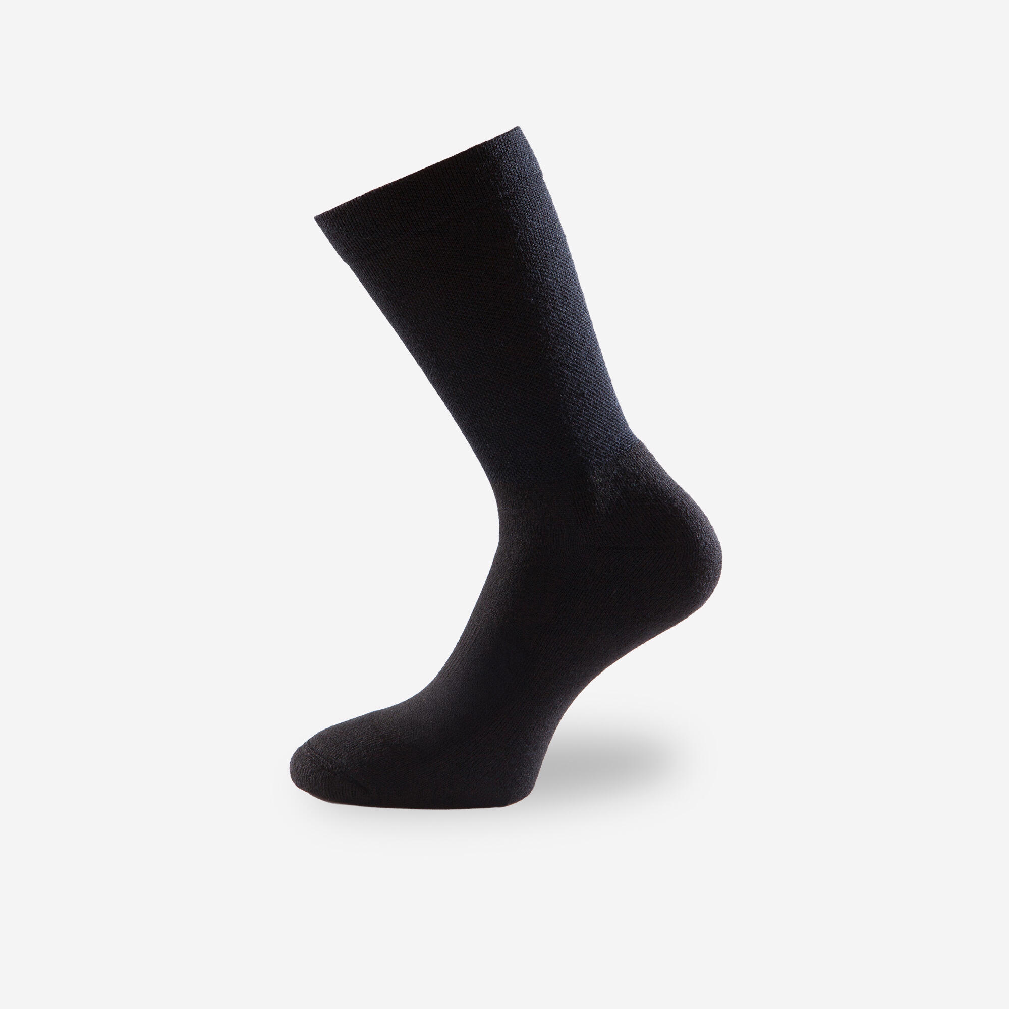 Decathlon UK VAN RYSEL 500 Winter Cycling Socks - Black | FREE Click & Collect at Stores and Asda. 365 Days return available.