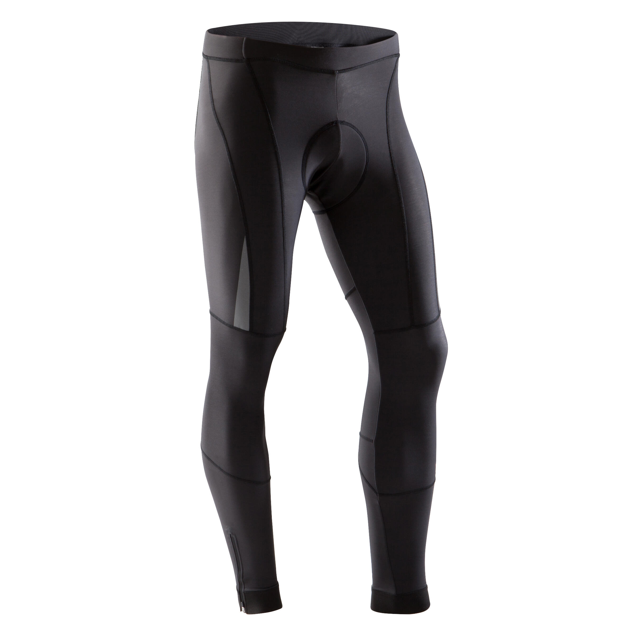 RC520 Winter Cycling Tights Black TRIBAN Decathlon