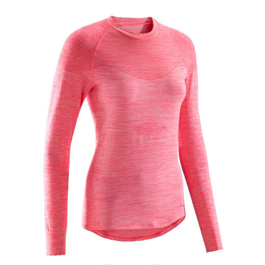 
      500 Women's Long-Sleeved Cycling Base Layer - Pink
  