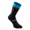 Cyklistické zimné ponožky 900 čierno-modro-ružové