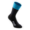 Fahrrad-Wintersocken Rennrad 500 schwarz/blau