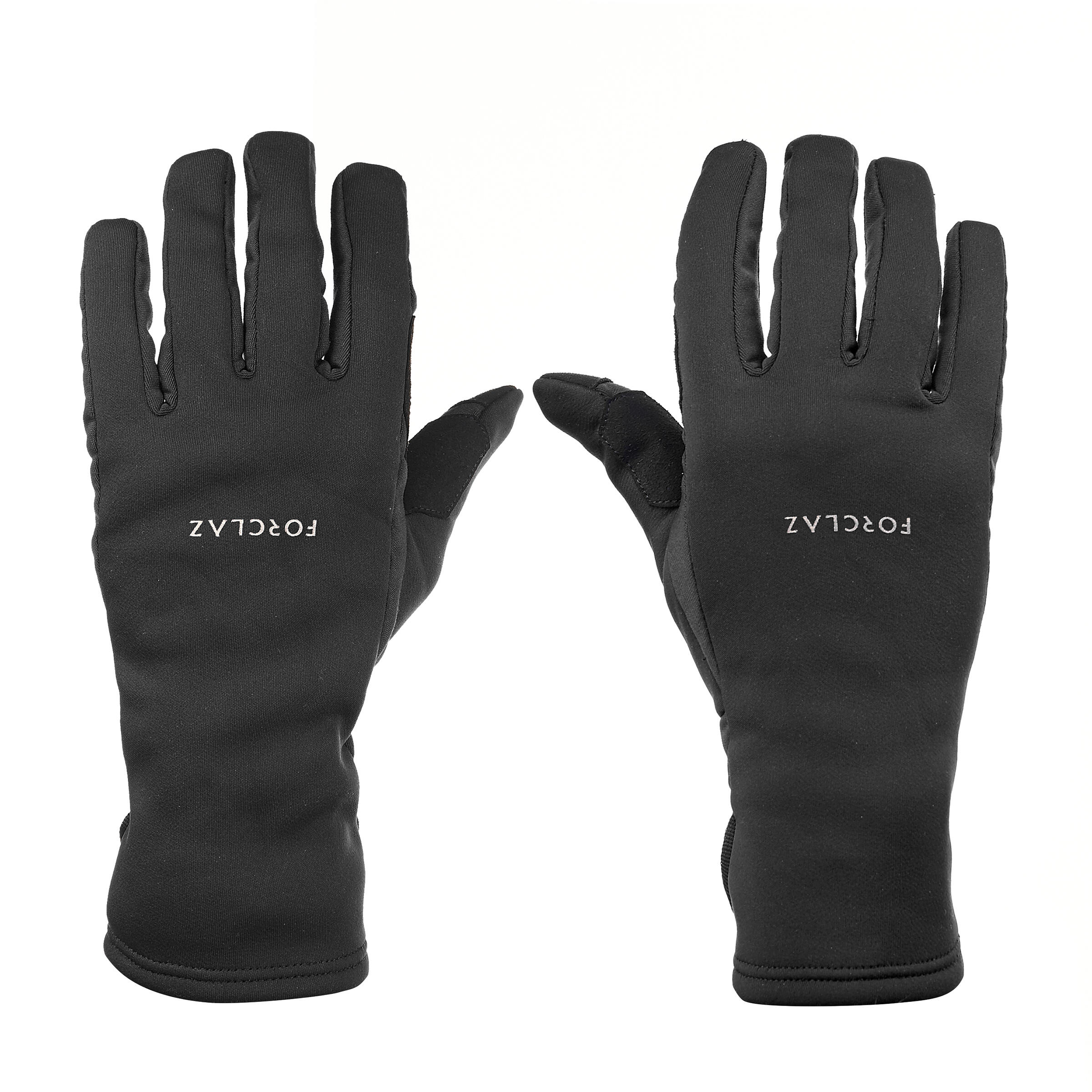 Winter Gloves for Trekking - Stretchable Trek500 Black