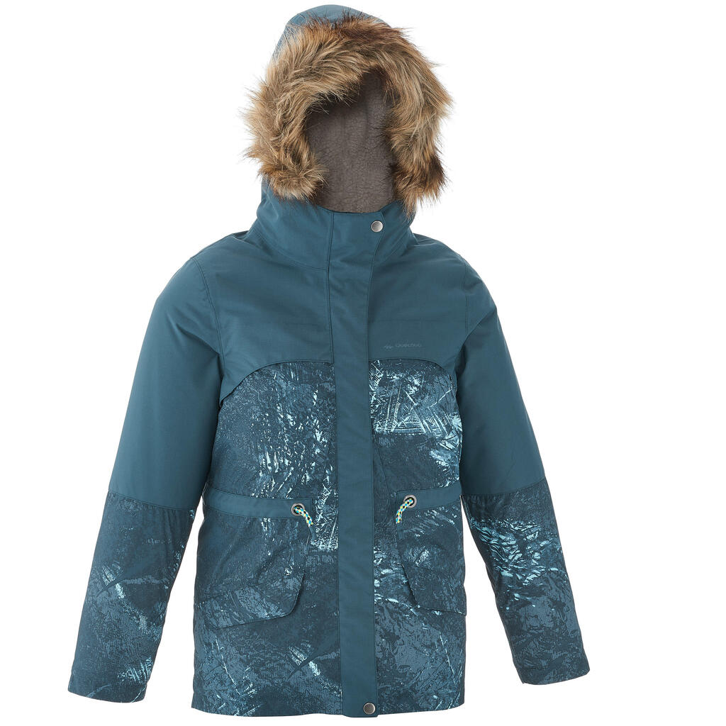 Wanderjacke Schnee SH500 X-Warm Kinder grau