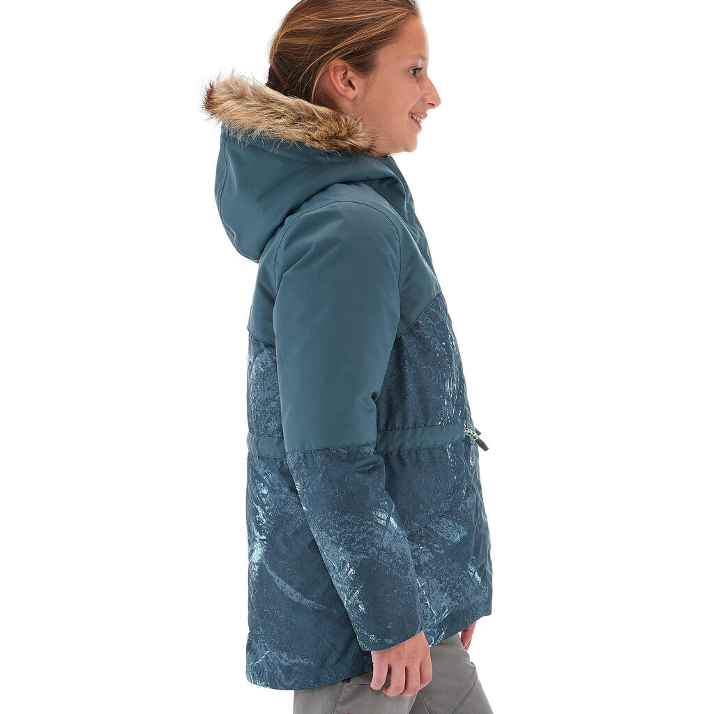 Wanderjacke Schnee SH500 X-Warm Kinder grau