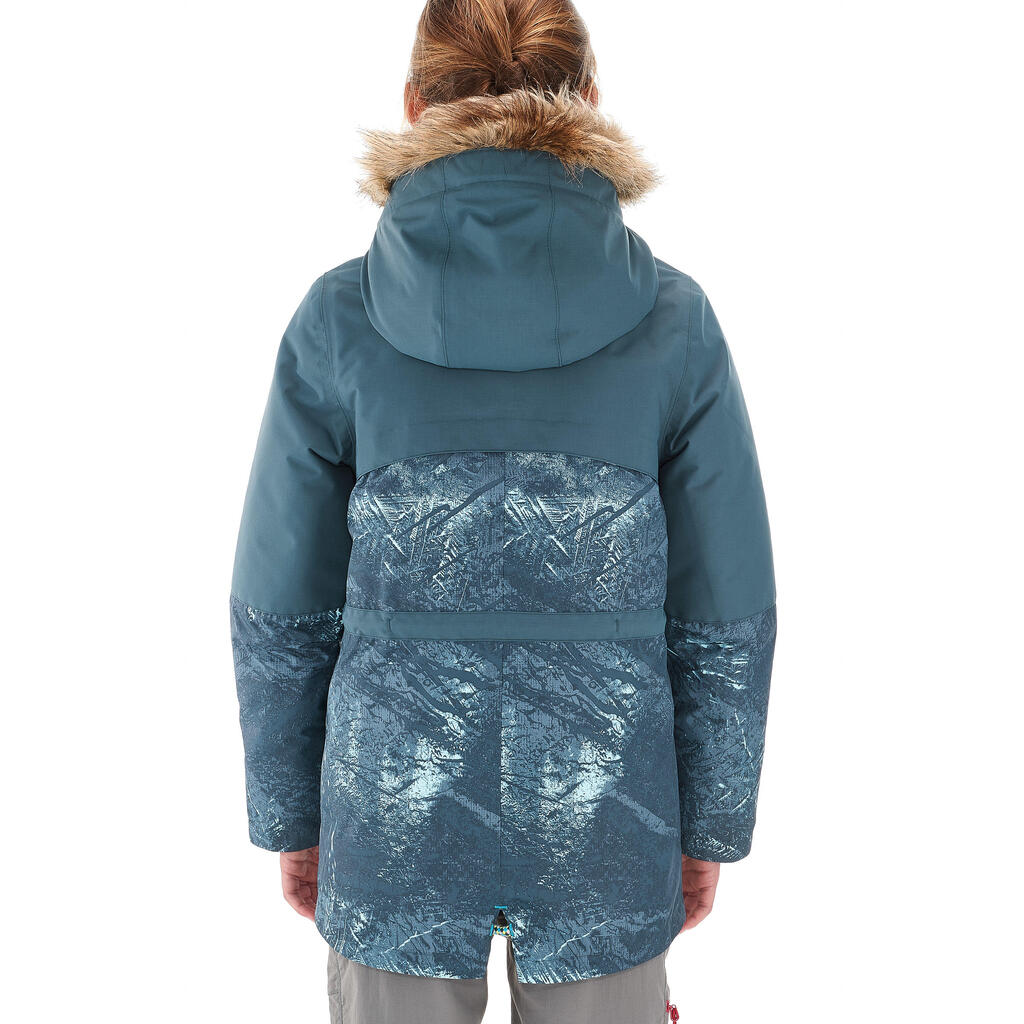 Wanderjacke Schnee SH500 X-Warm Kinder grau