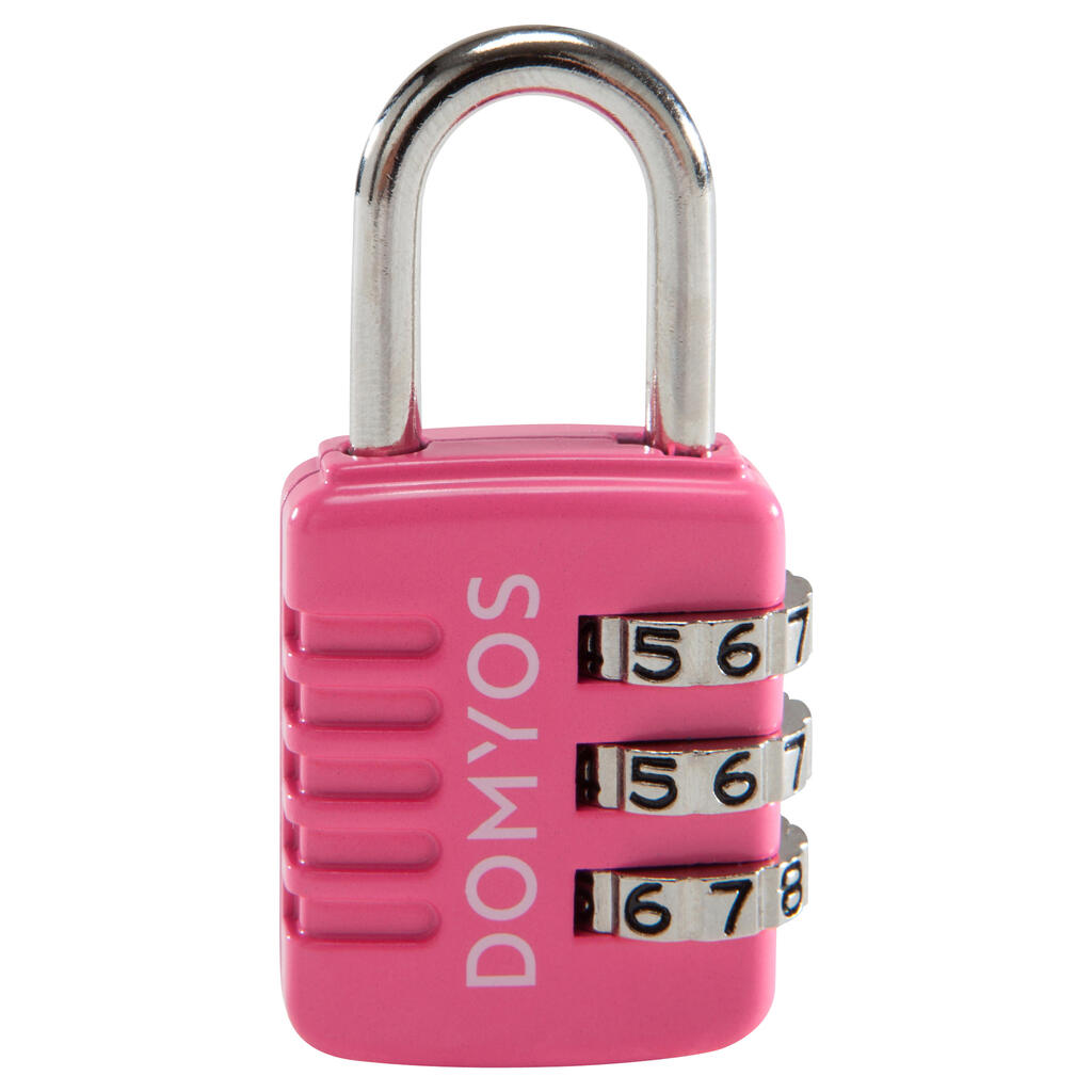 Combination Padlock - Pink