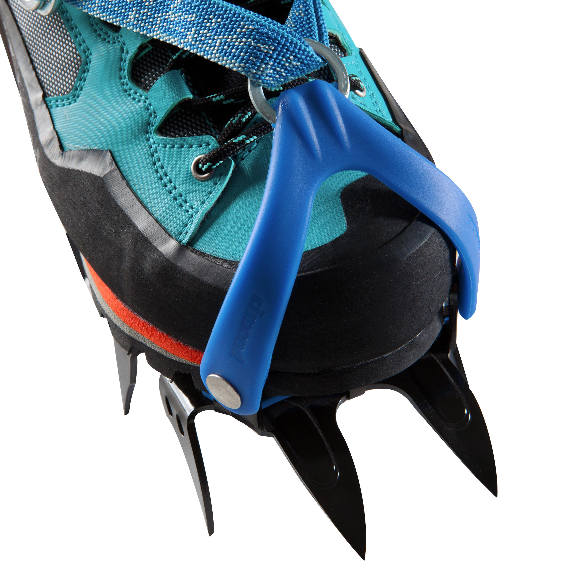 Women's 3 seasons mountaineering boots - ALPINISM LIGHT turquoise 9/16