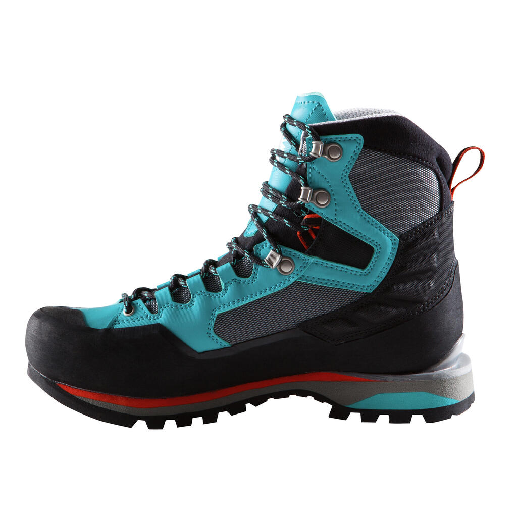 Women's 3 seasons mountaineering boots - ALPINISM LIGHT turquoise