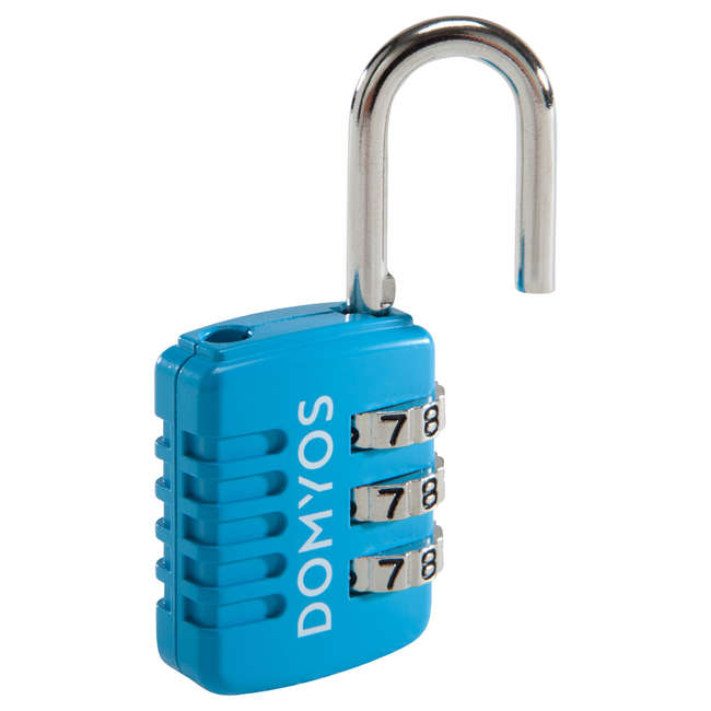 DOMYOS Combination Padlock Blue Decathlon