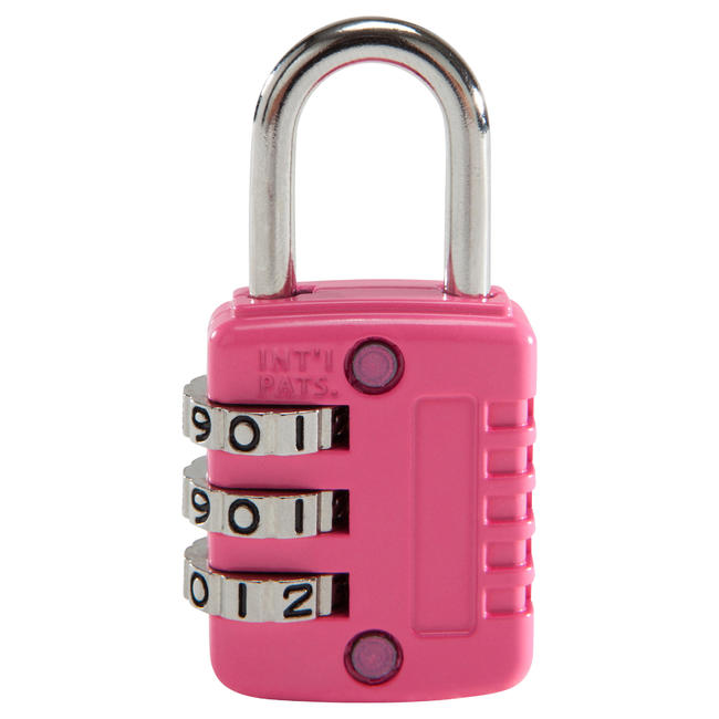 Combination Padlock Pink
