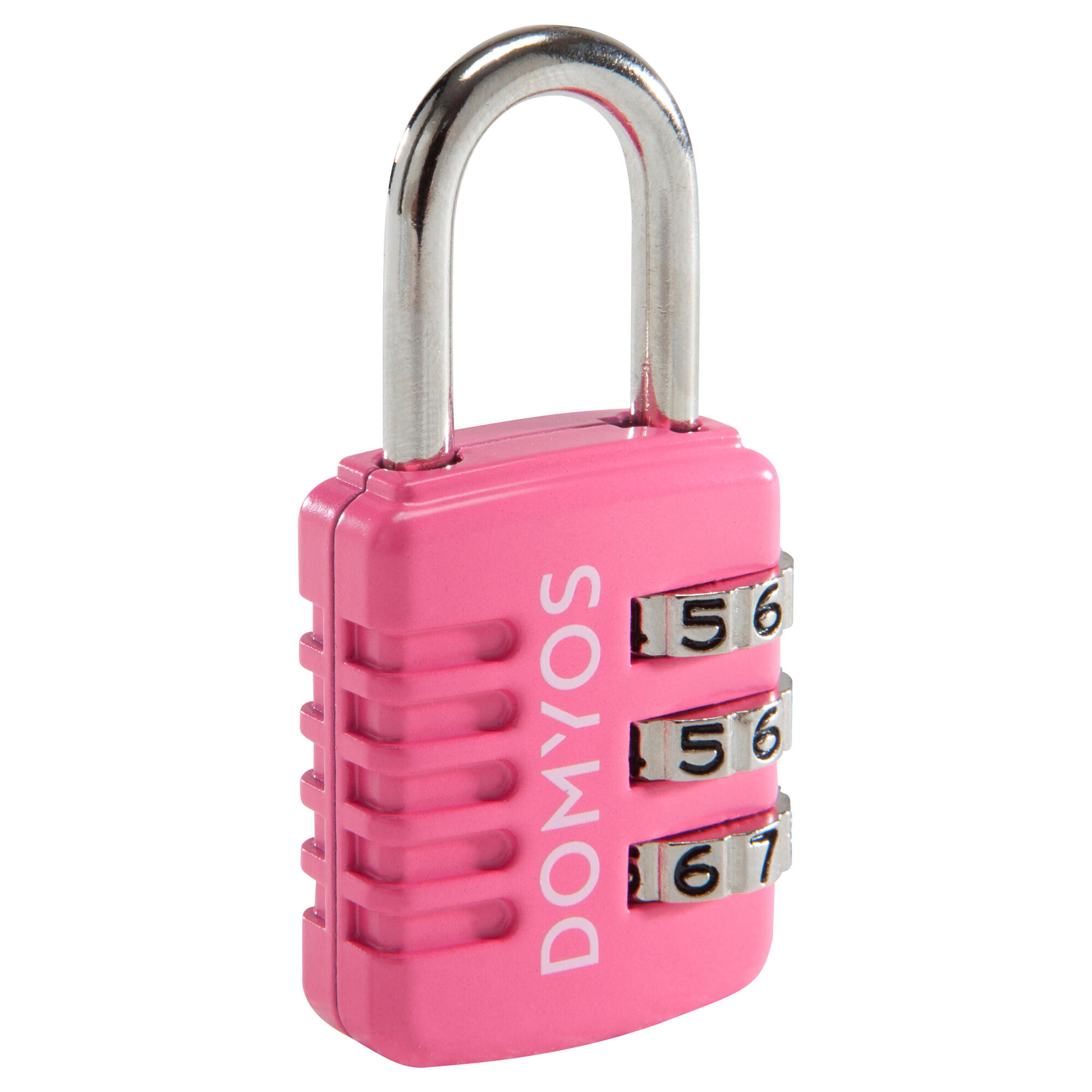 pink combination padlock